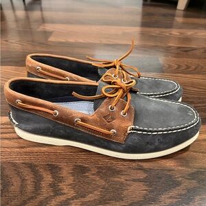 Sperry - Men's Navy Blue Boat Shoes 10.5